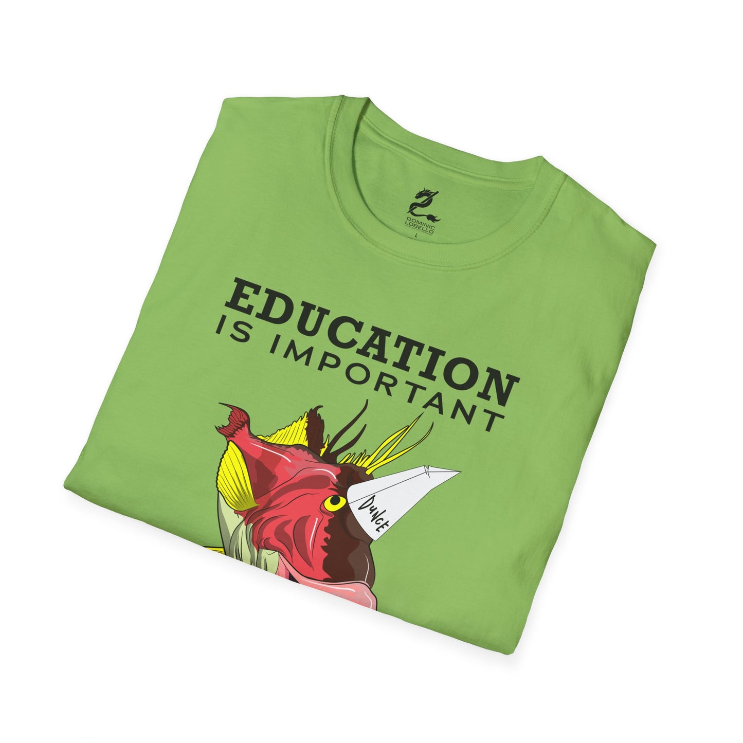 Fishing is Importanter Unisex Softstyle T-Shirt
