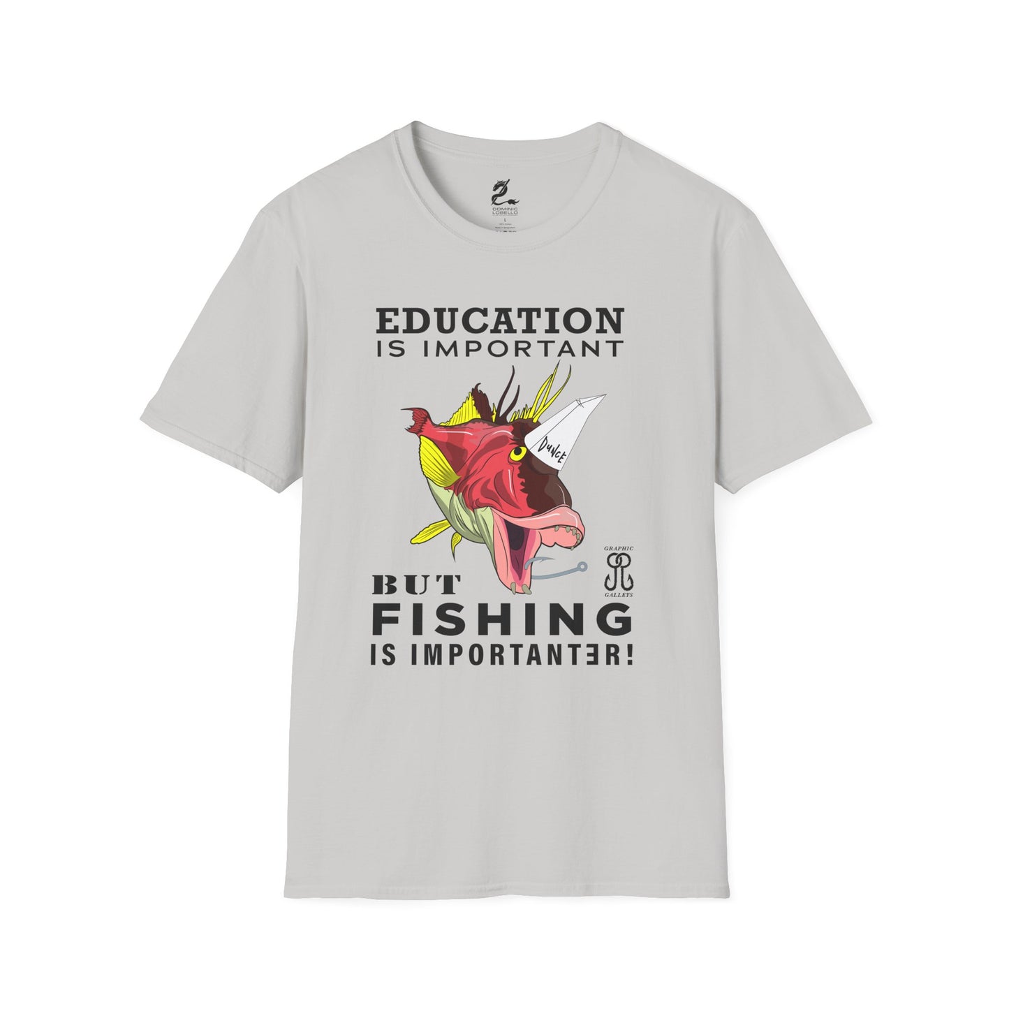Fishing is Importanter Unisex Softstyle T-Shirt