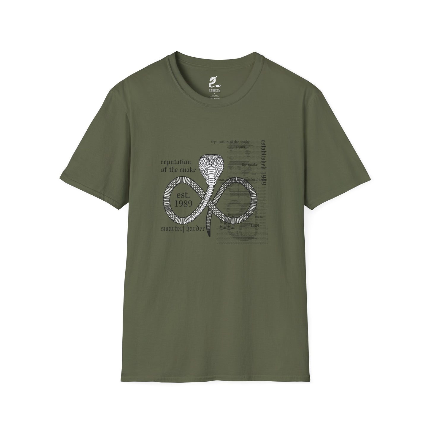 1989 Reputation of the Snake: Cobra Mark Swiftie T-shirt