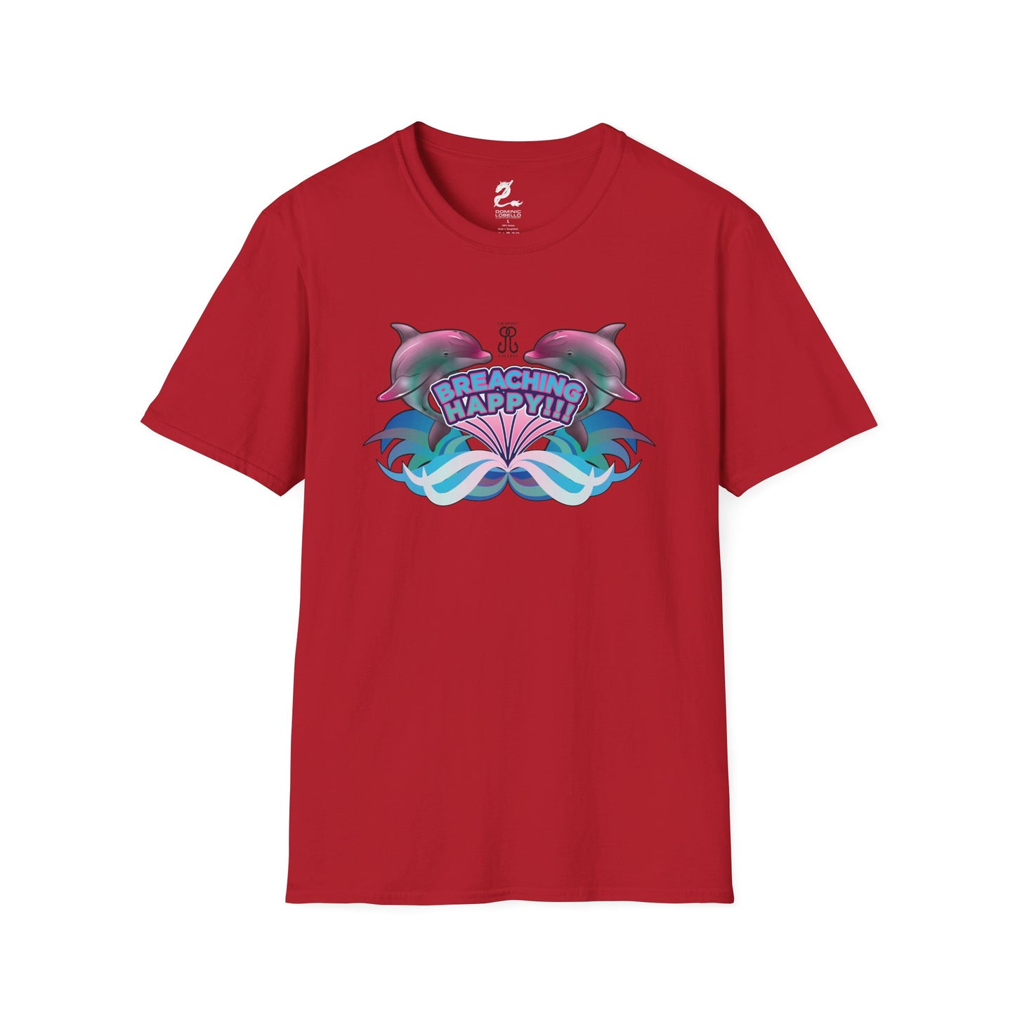 2 Breaching Happy Dolphins T-Shirt