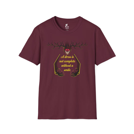 Alastor Hazbin Hotel "A Dress Is Not Complete Without a Smile" Fans T-Shirt