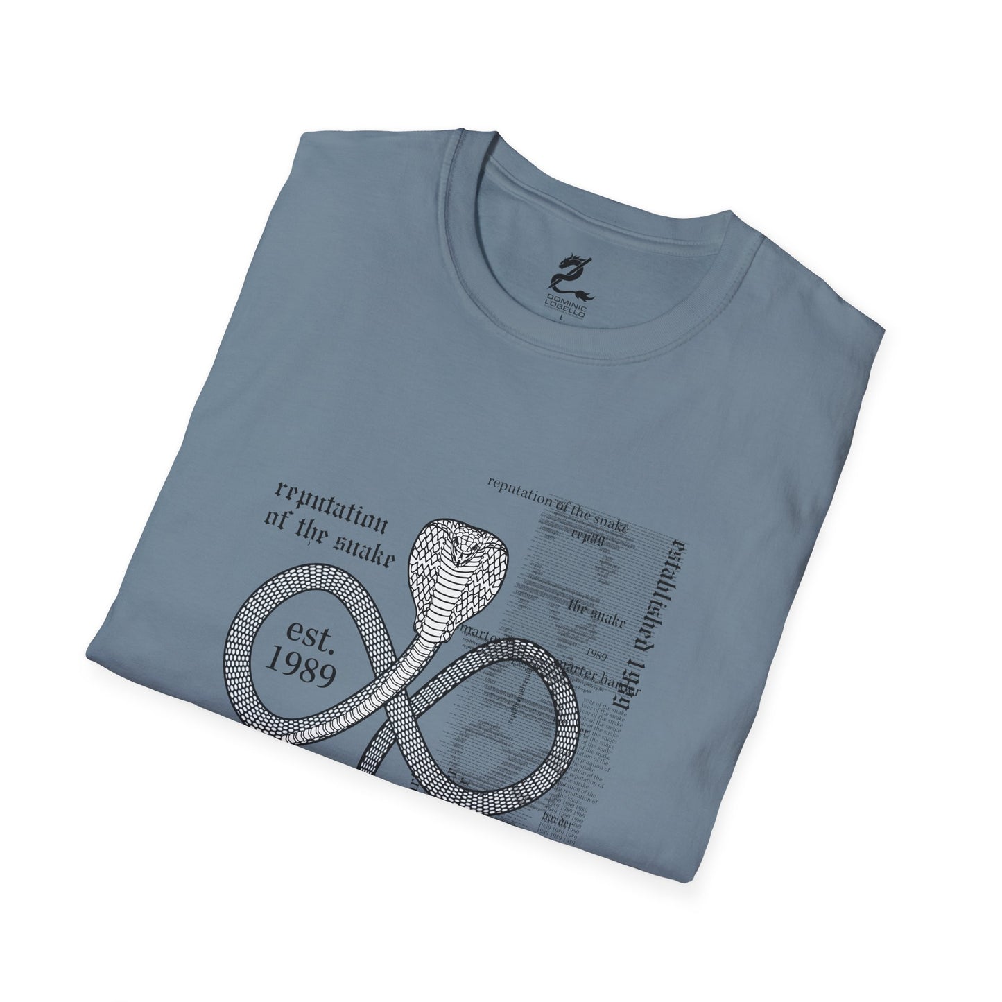 1989 Reputation of the Snake: Cobra Mark Swiftie T-shirt