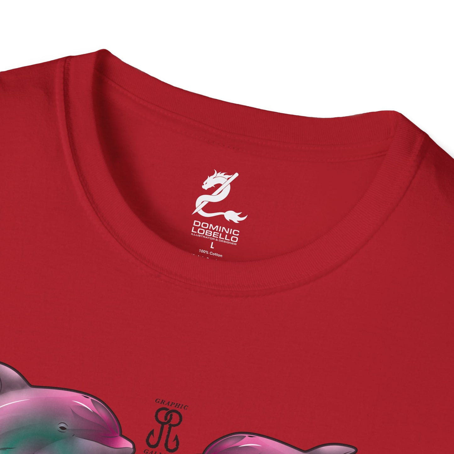 2 Breaching Happy Dolphins T-Shirt