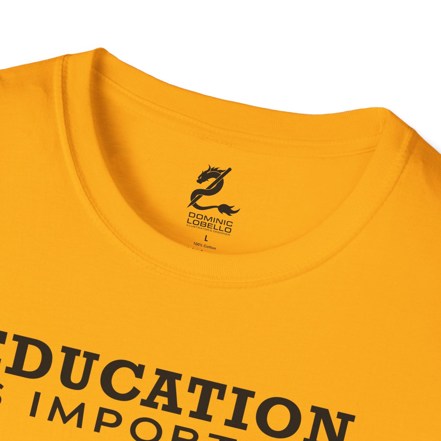 Fishing is Importanter Unisex Softstyle T-Shirt