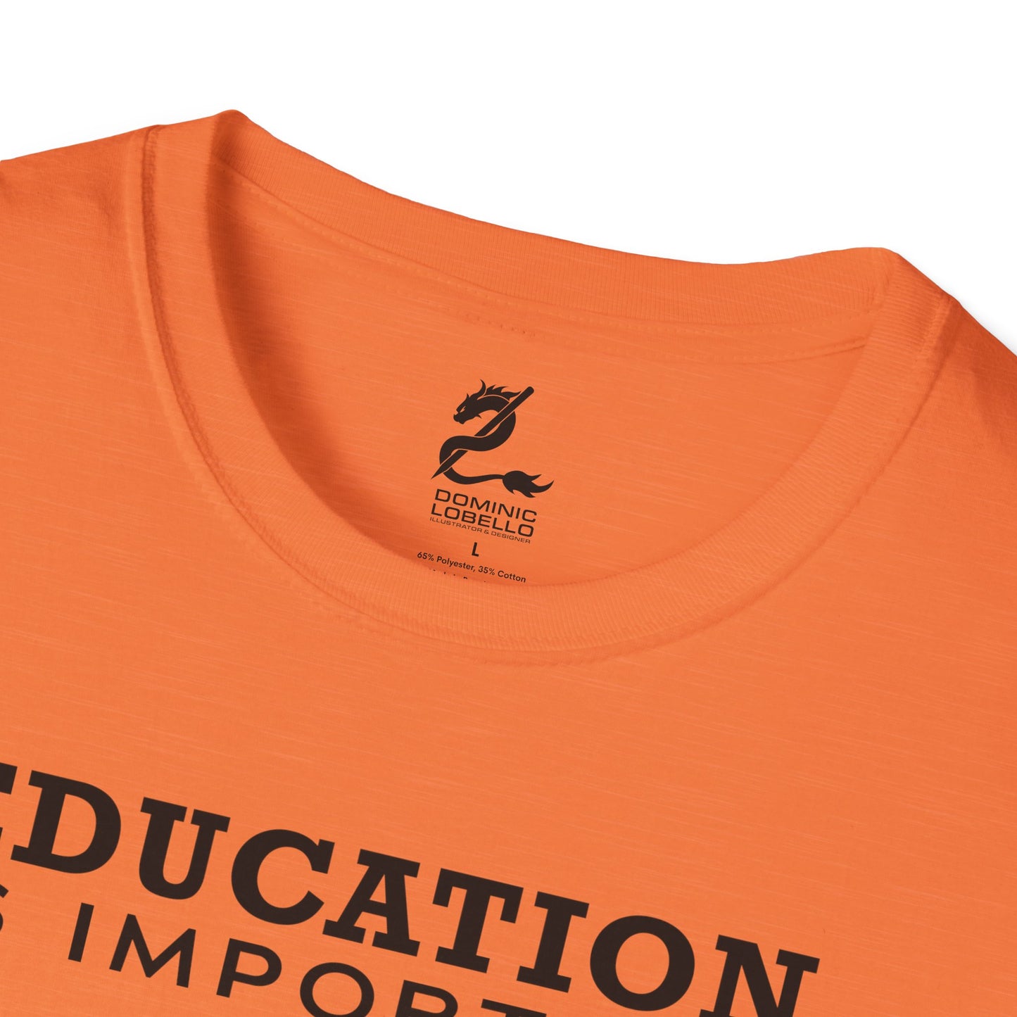 Fishing is Importanter Unisex Softstyle T-Shirt