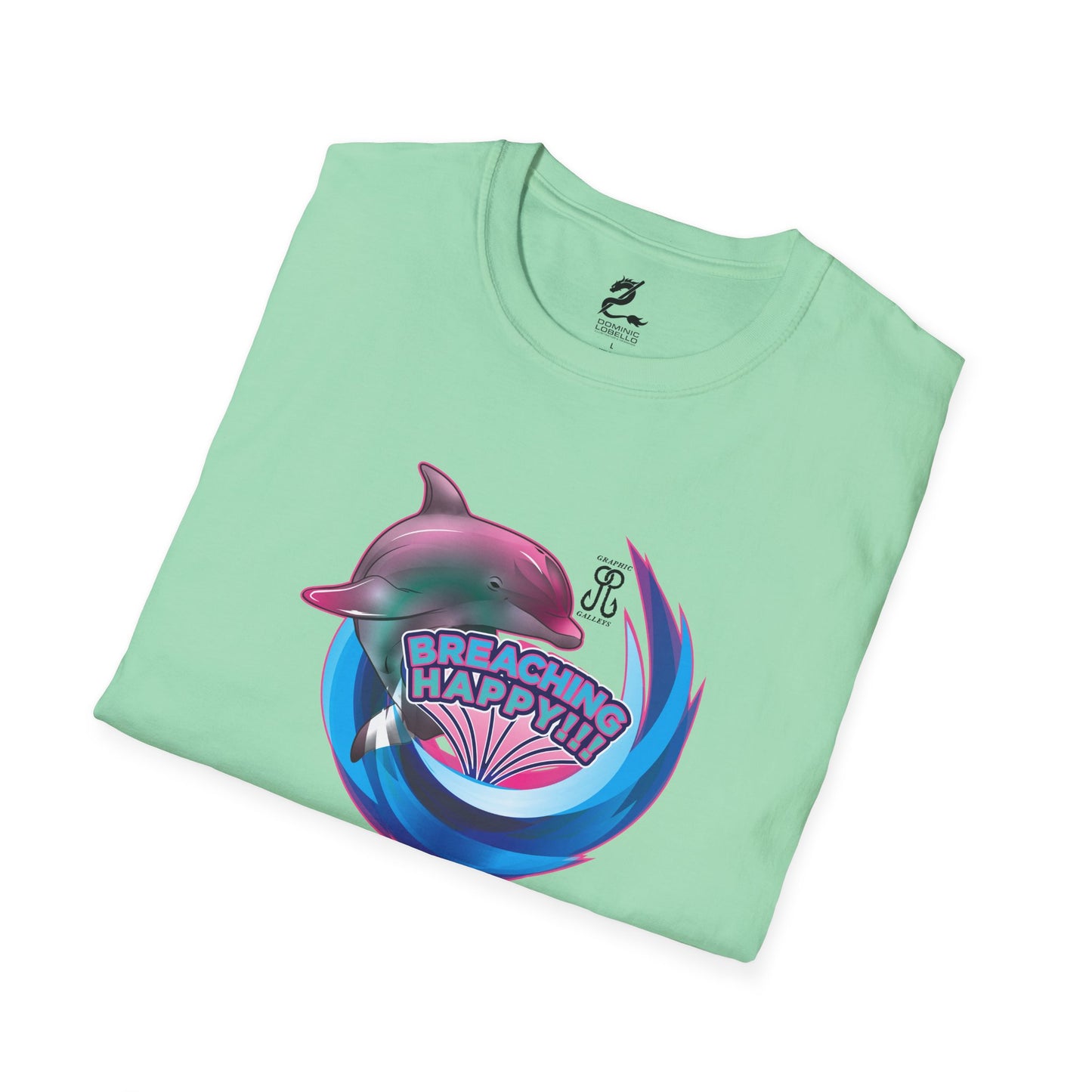 Breaching Happy Dolphin T-Shirt