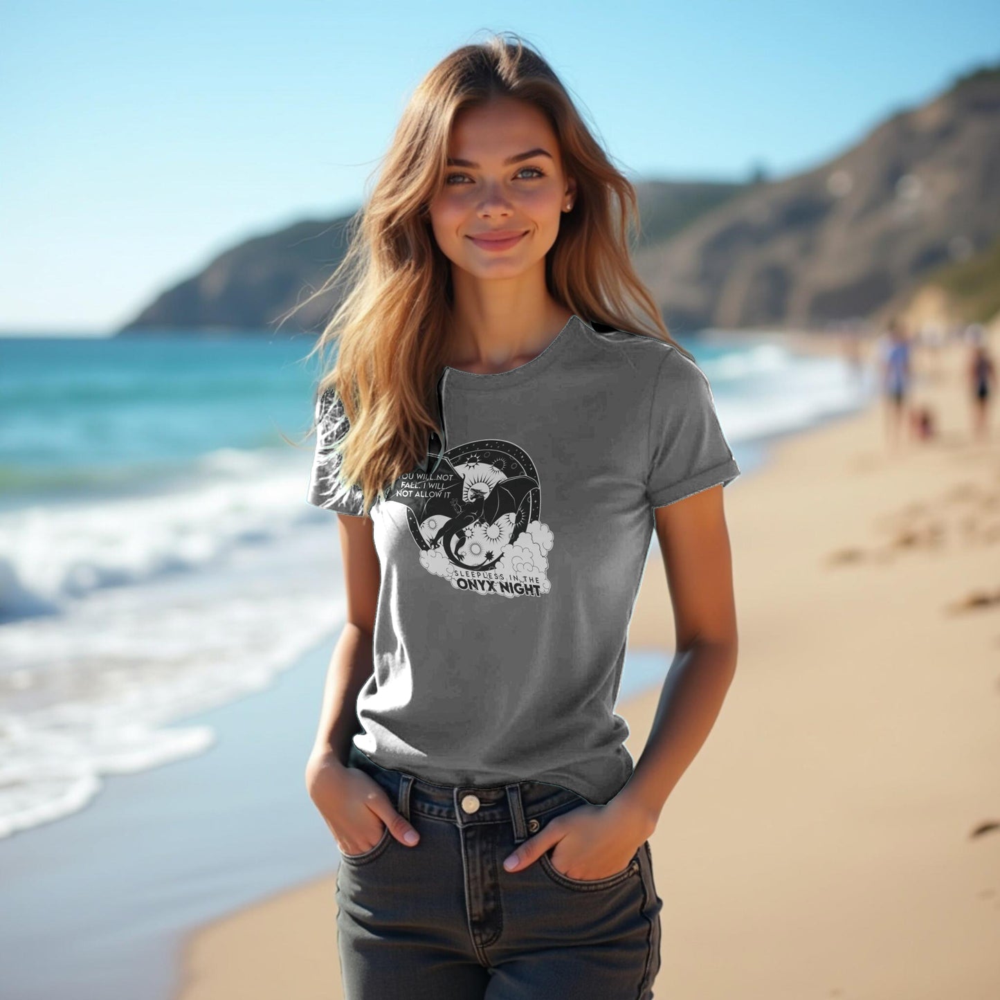 Tairn Empyrean / Swiftie Opalite Shirt — “You will not fall. I will not let you.”/ "Sleepless in the onyx night,"