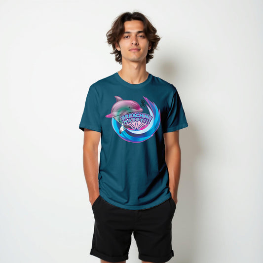Breaching Happy Dolphin T-Shirt