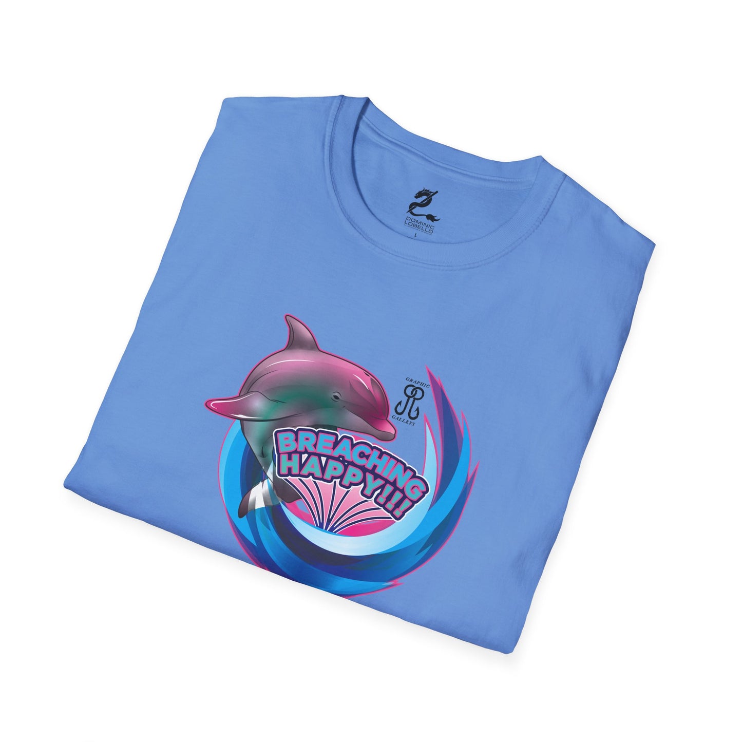 Breaching Happy Dolphin T-Shirt