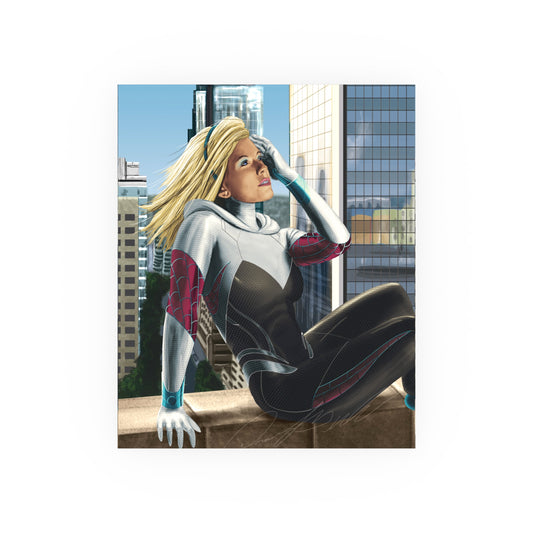 Realistic Spider-Gwen Fanart Poster