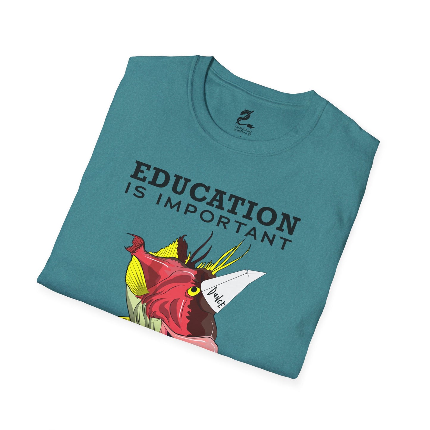 Fishing is Importanter Unisex Softstyle T-Shirt