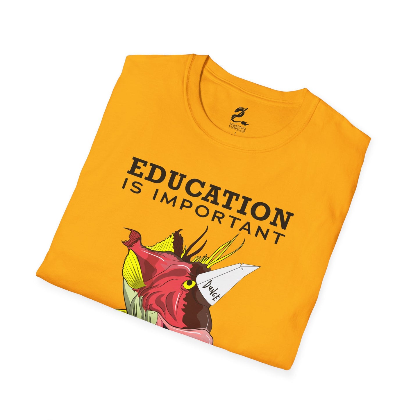 Fishing is Importanter Unisex Softstyle T-Shirt