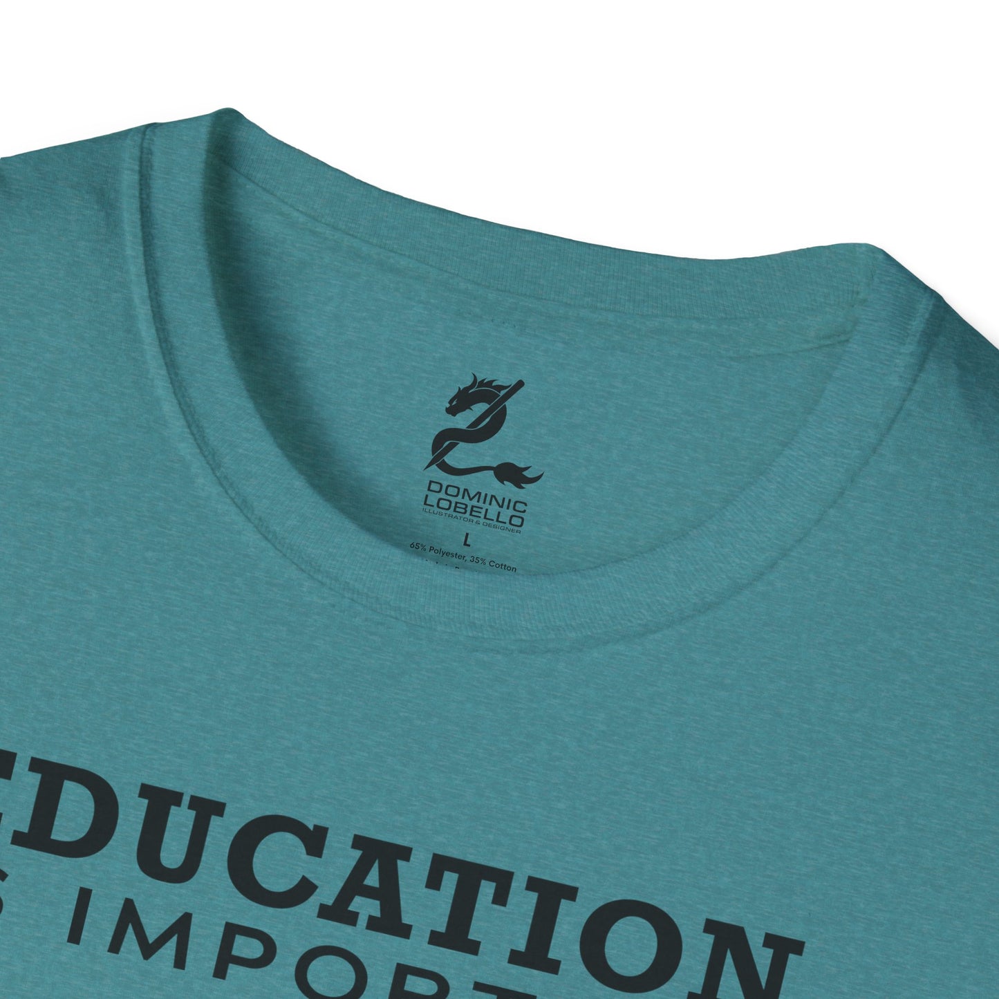 Fishing is Importanter Unisex Softstyle T-Shirt