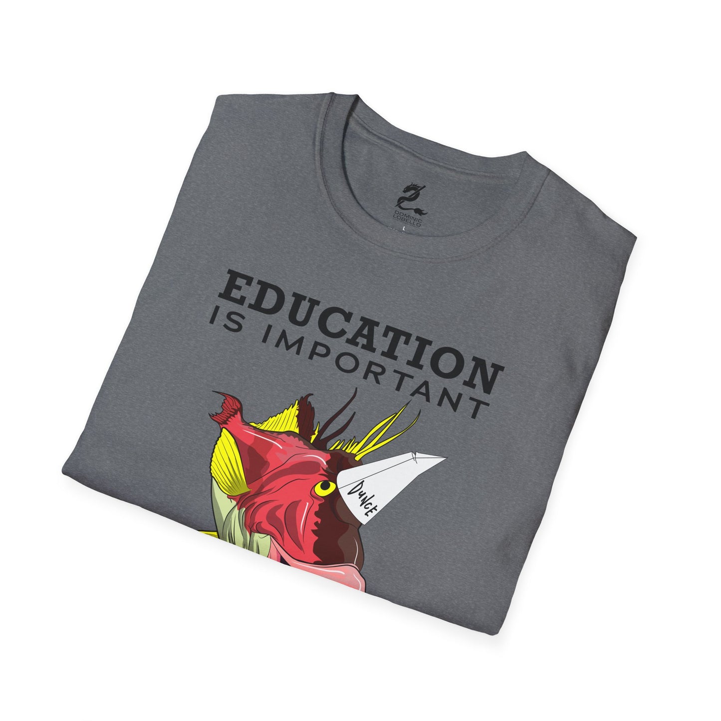 Fishing is Importanter Unisex Softstyle T-Shirt