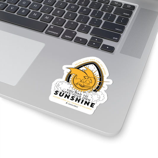 Andarna Empyrean / Swiftie Opalite Fanart Sticker — “You Had to Make Your Own Sunshine” /"Nature Likes All Things in Balance"