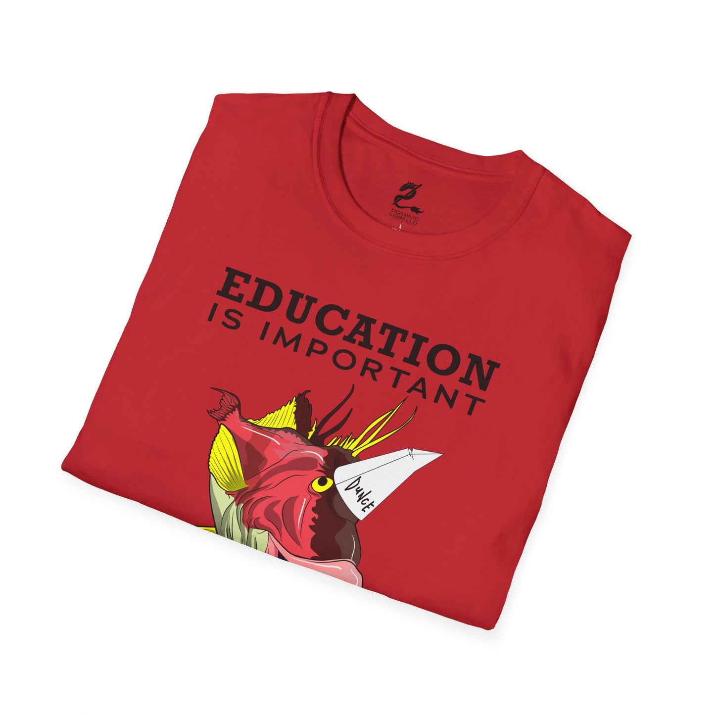 Fishing is Importanter Unisex Softstyle T-Shirt