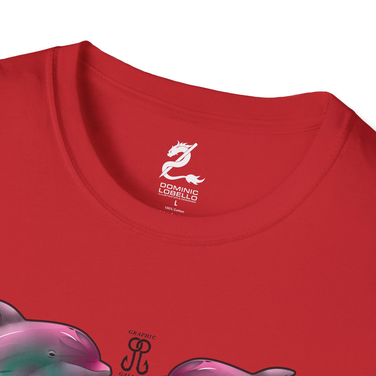2 Breaching Happy Dolphins T-Shirt