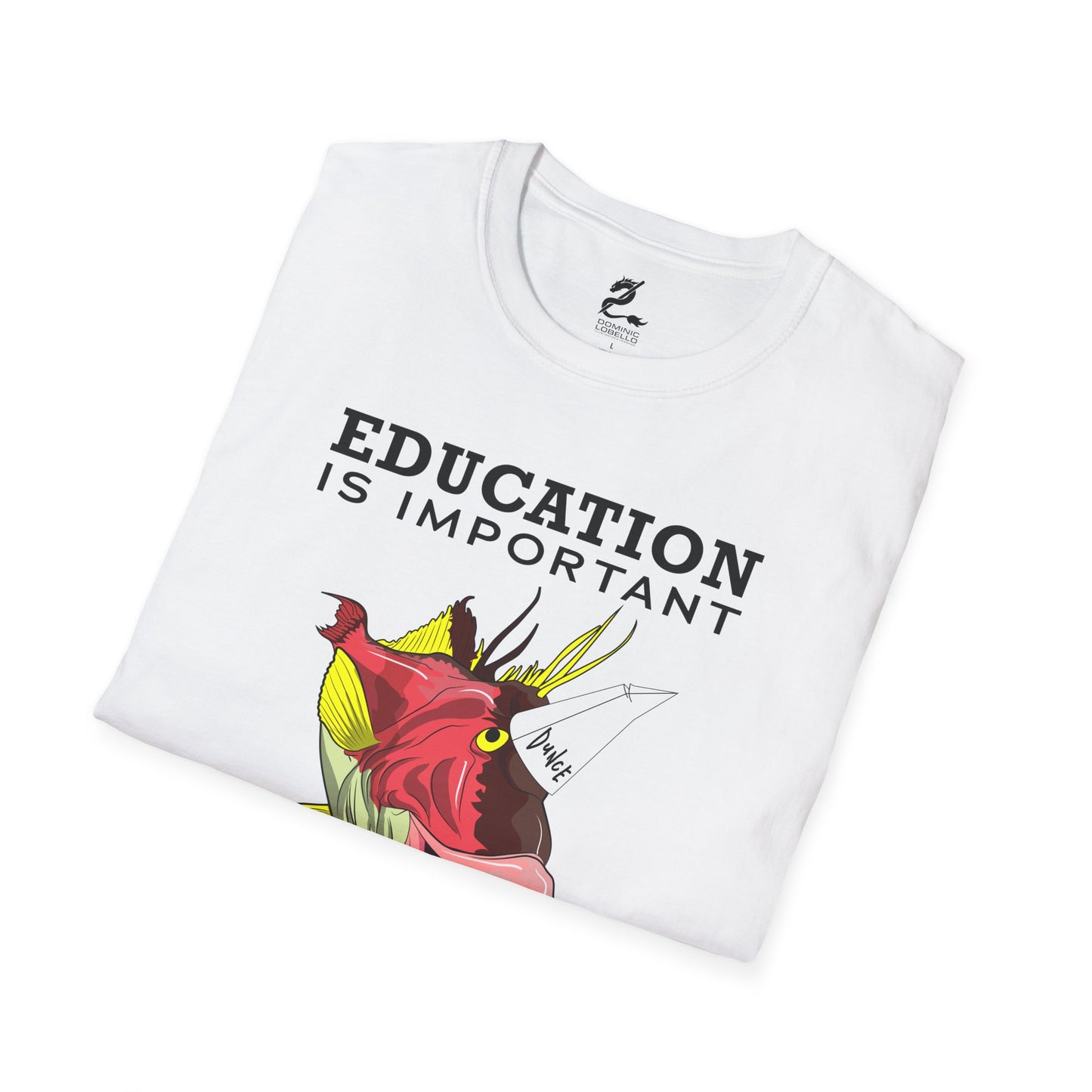 Fishing is Importanter Unisex Softstyle T-Shirt