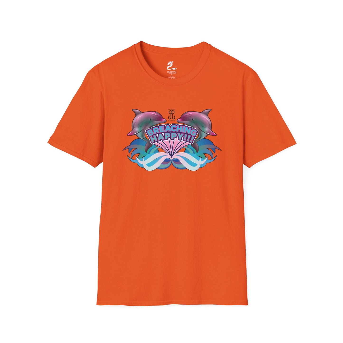 2 Breaching Happy Dolphins T-Shirt