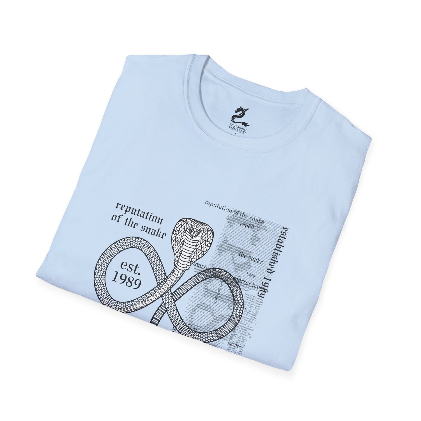 1989 Reputation of the Snake: Cobra Mark Swiftie T-shirt