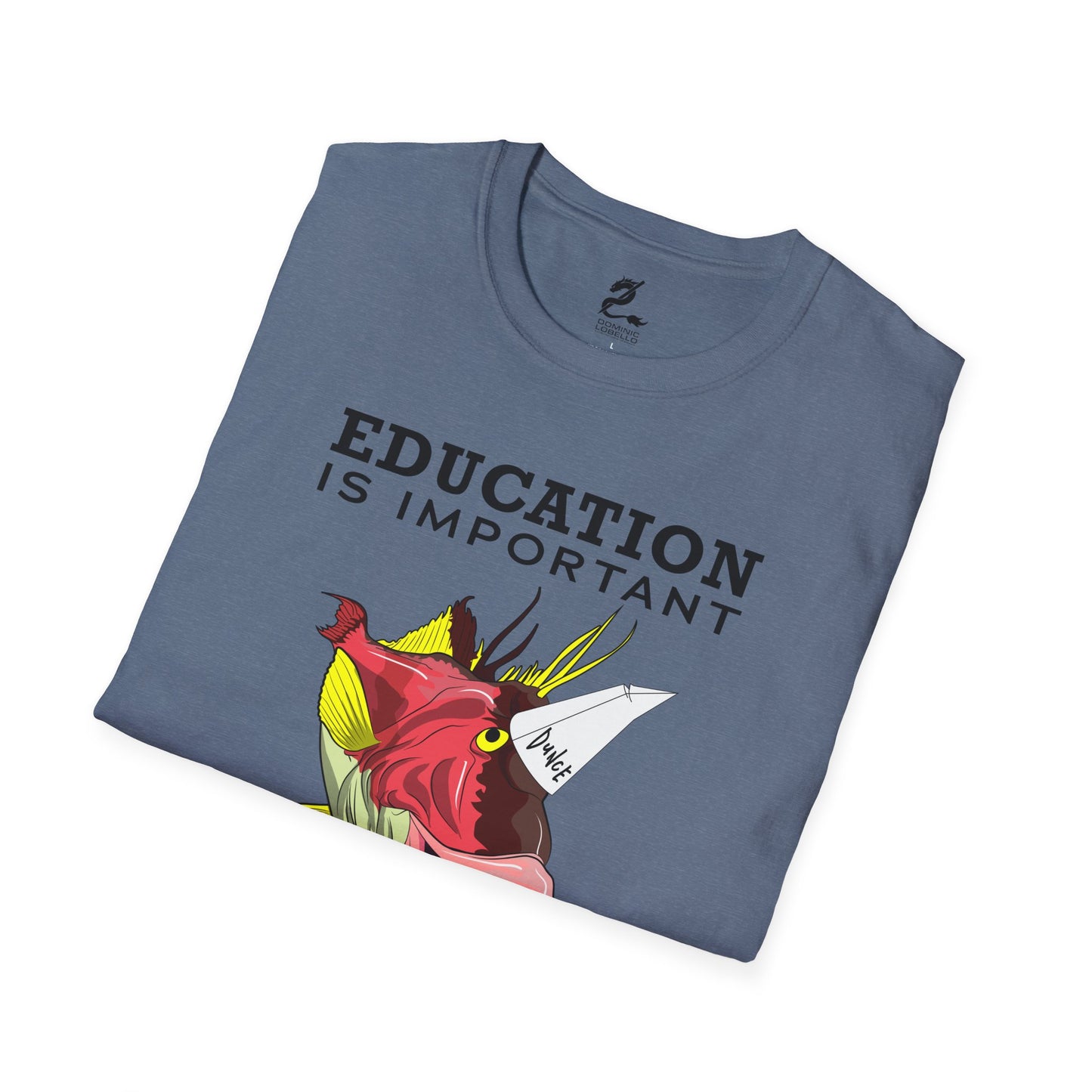 Fishing is Importanter Unisex Softstyle T-Shirt