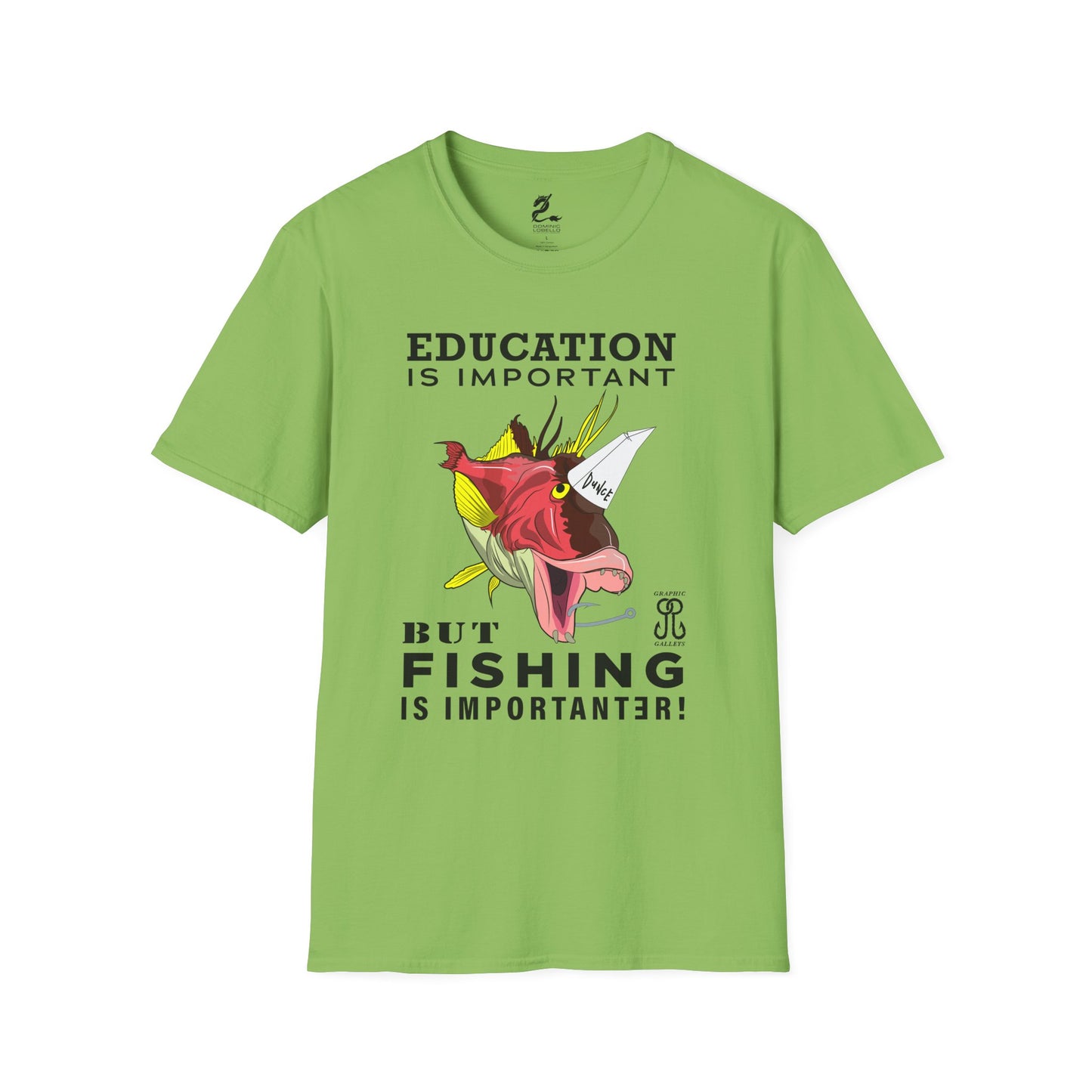 Fishing is Importanter Unisex Softstyle T-Shirt
