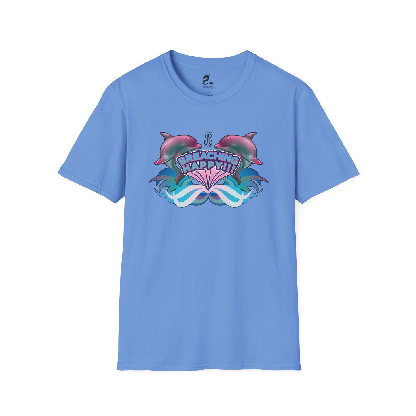 2 Breaching Happy Dolphins T-Shirt