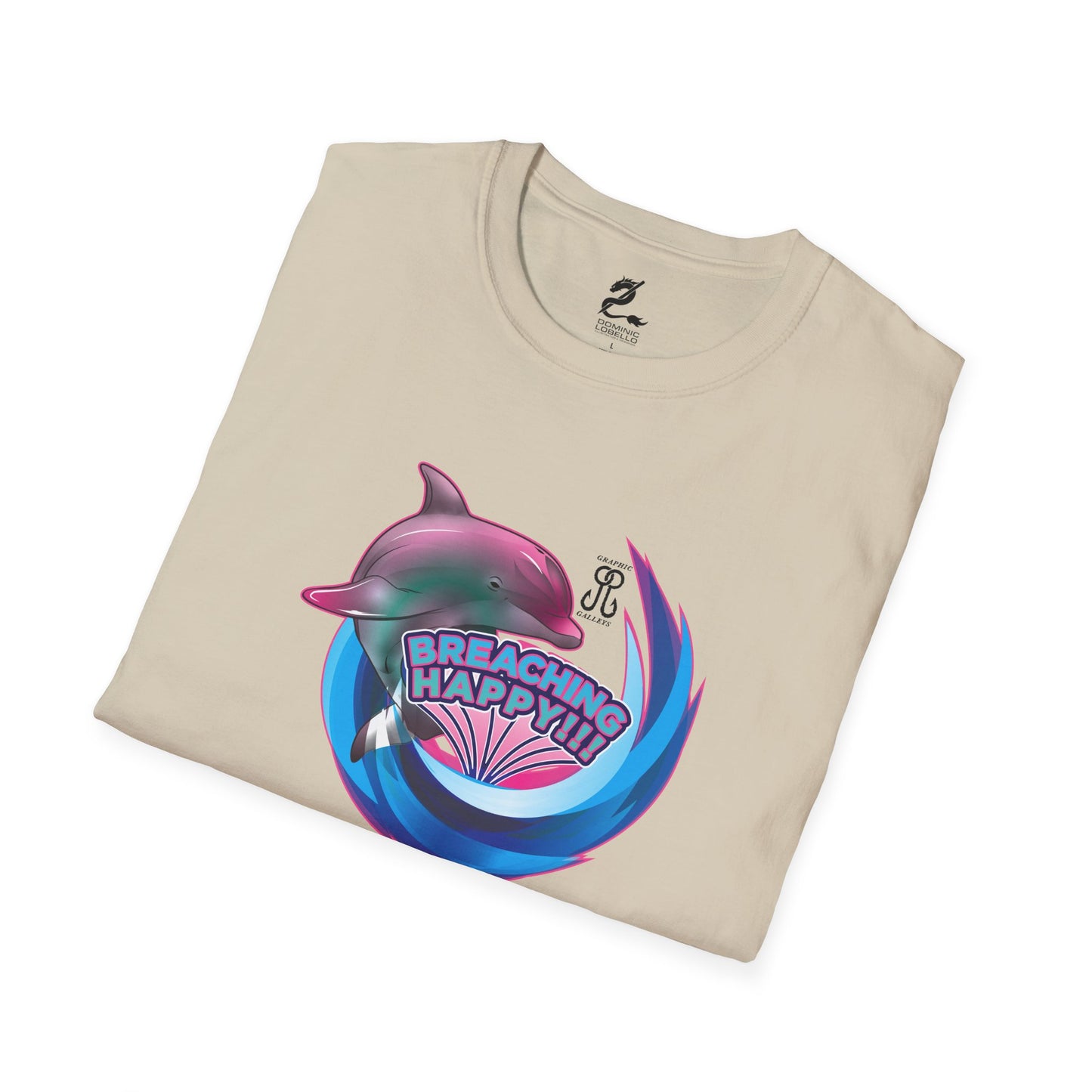 Breaching Happy Dolphin T-Shirt