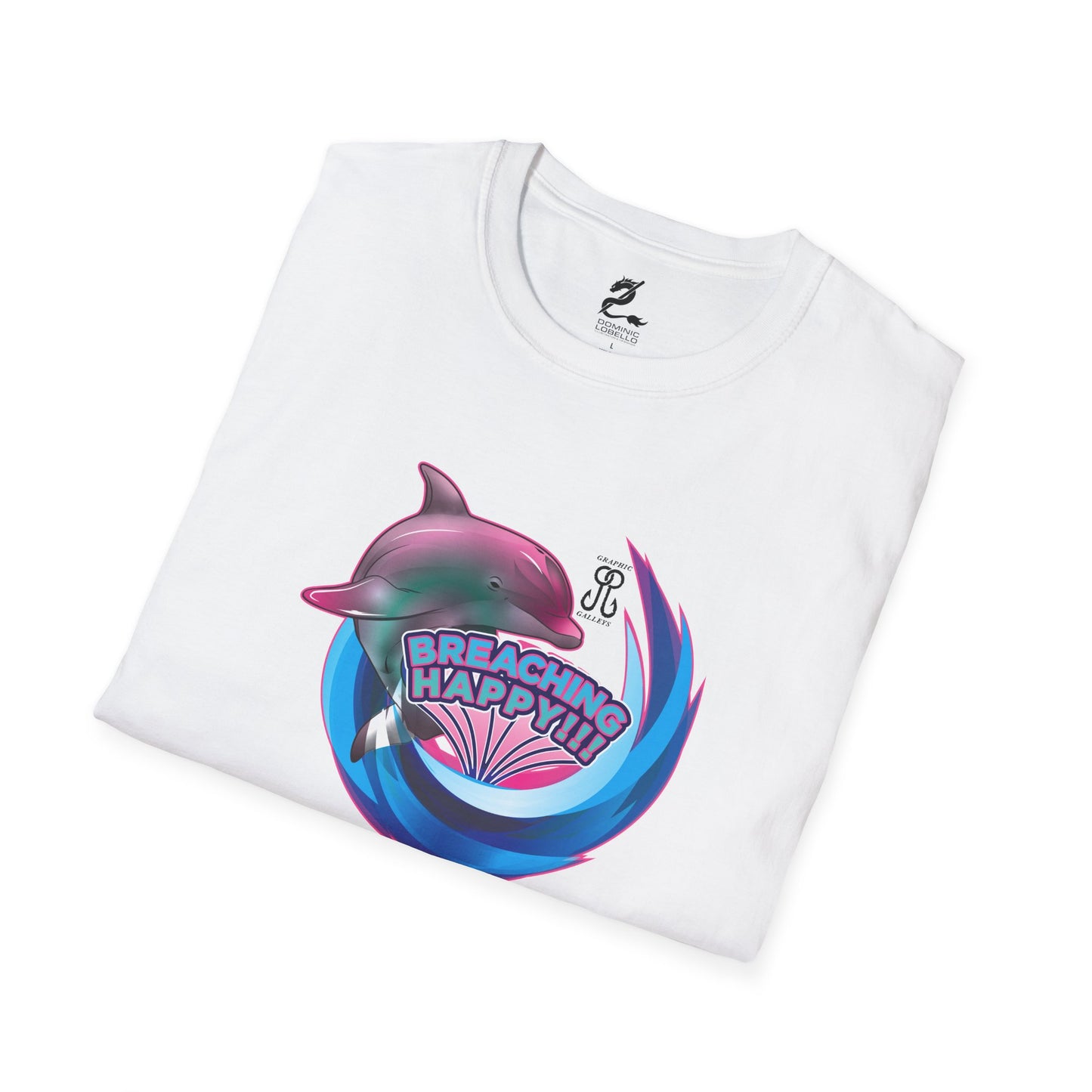 Breaching Happy Dolphin T-Shirt