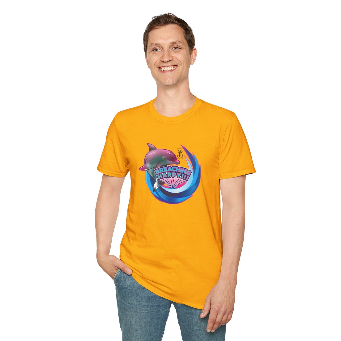 Breaching Happy Dolphin T-Shirt