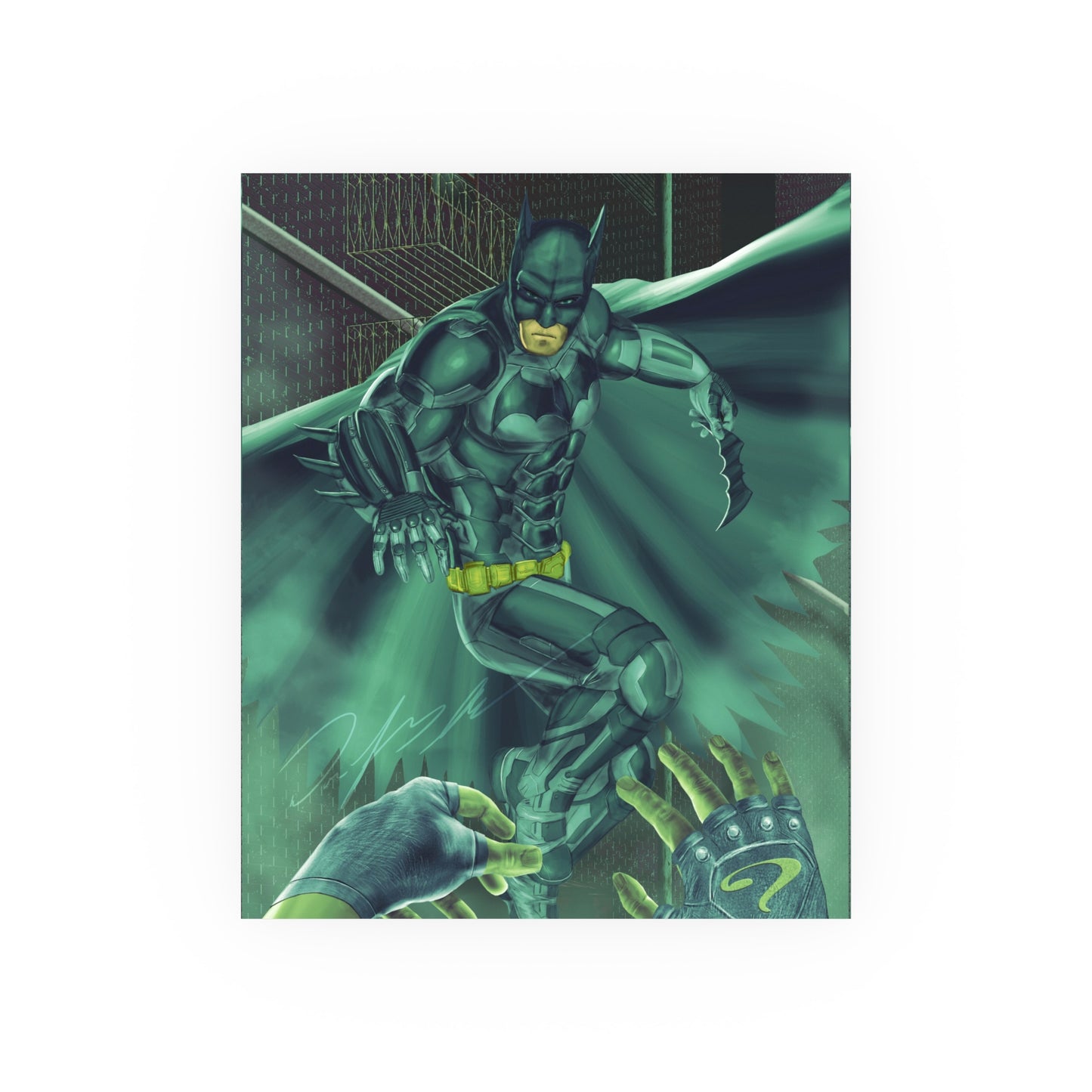 Realistic Batman Fanart Poster
