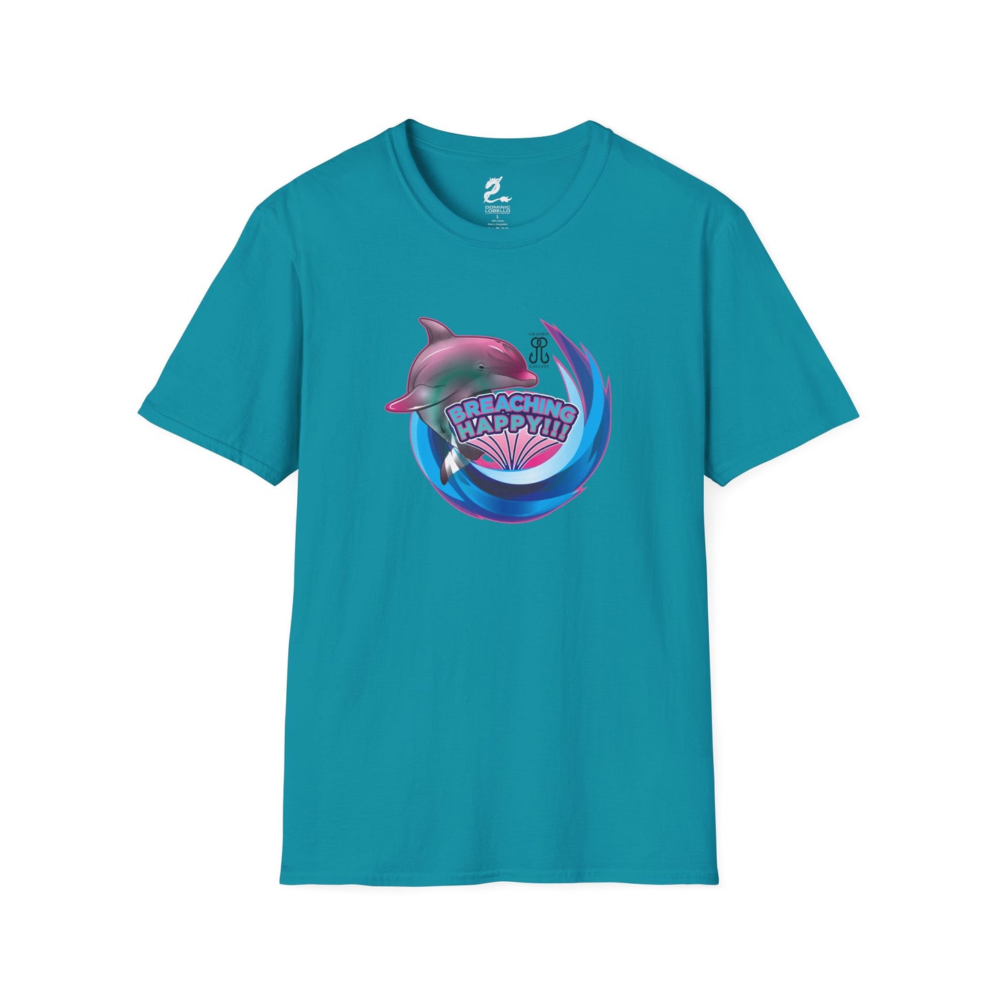 Breaching Happy Dolphin T-Shirt