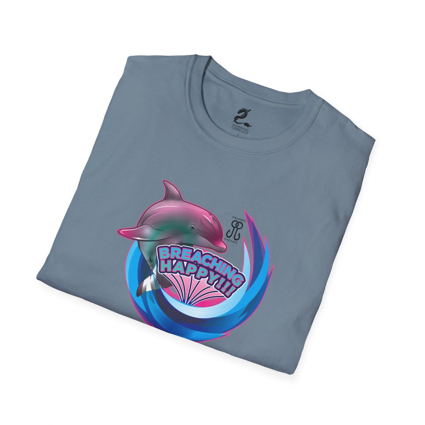 Breaching Happy Dolphin T-Shirt