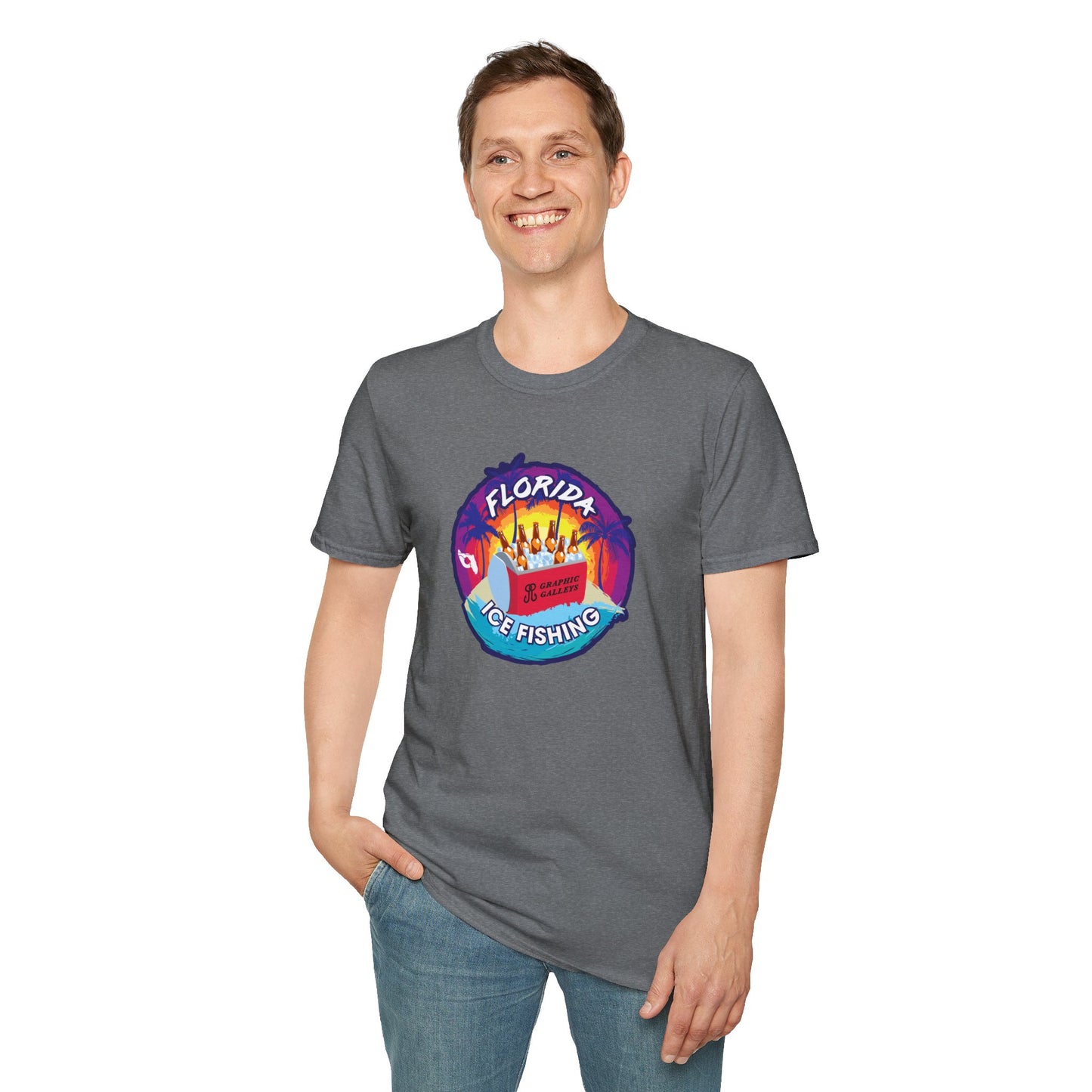 Florida Ice Fishing Humor T-Shirt