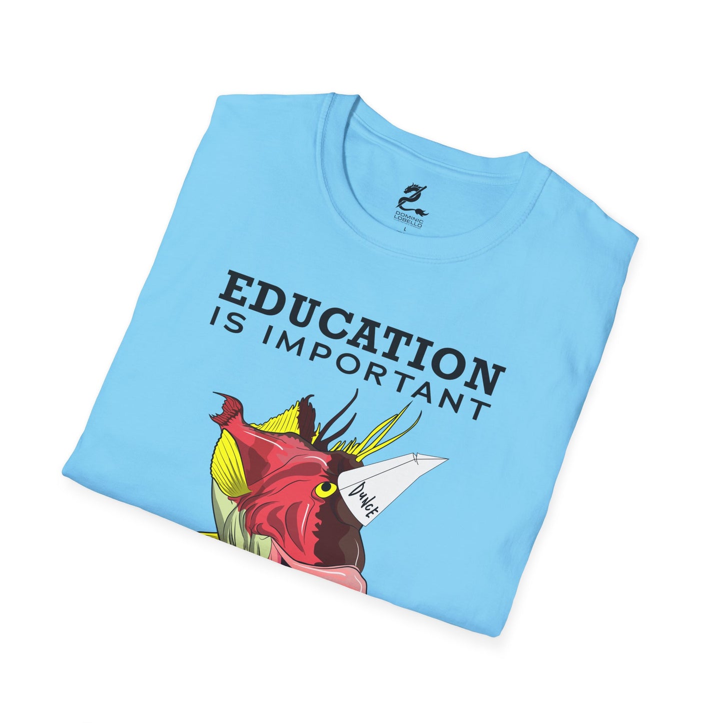 Fishing is Importanter Unisex Softstyle T-Shirt