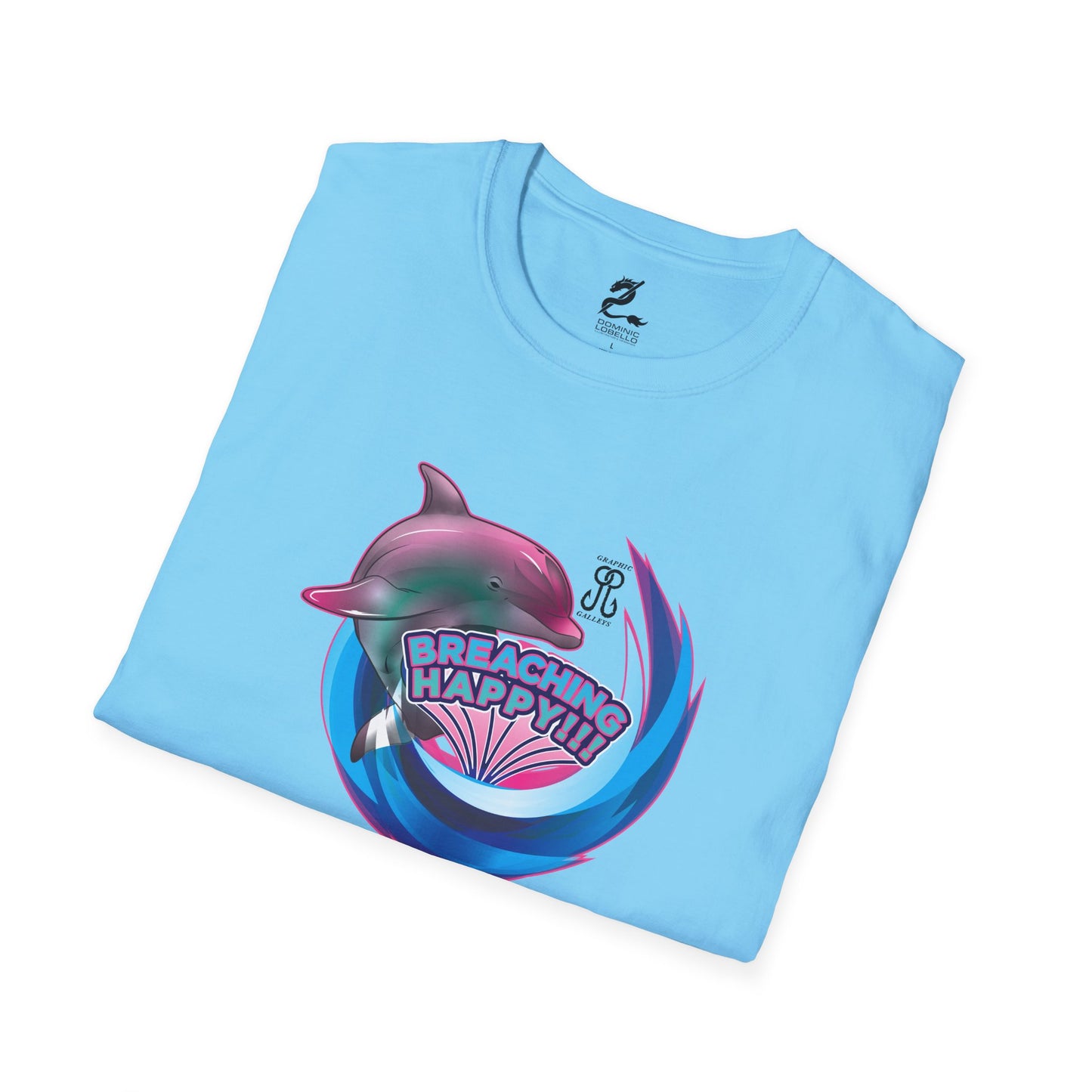 Breaching Happy Dolphin T-Shirt