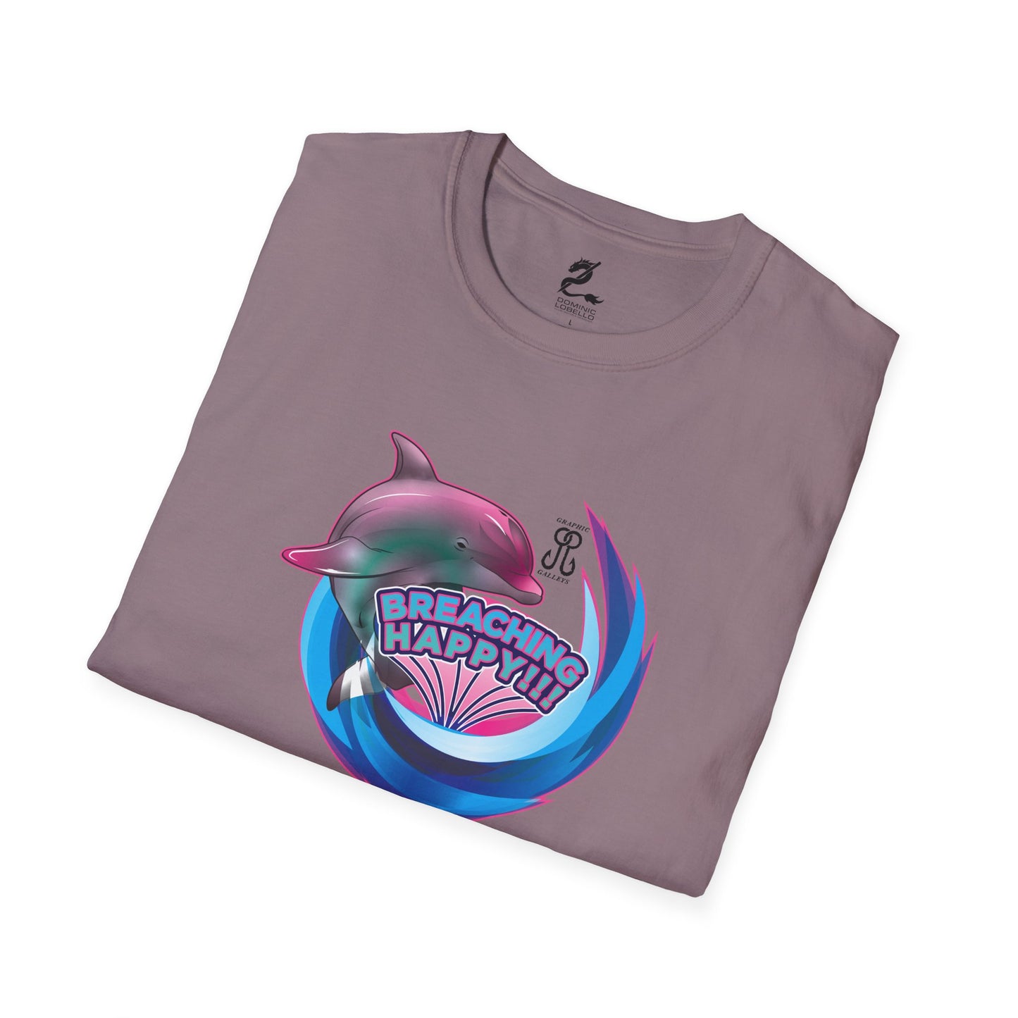 Breaching Happy Dolphin T-Shirt