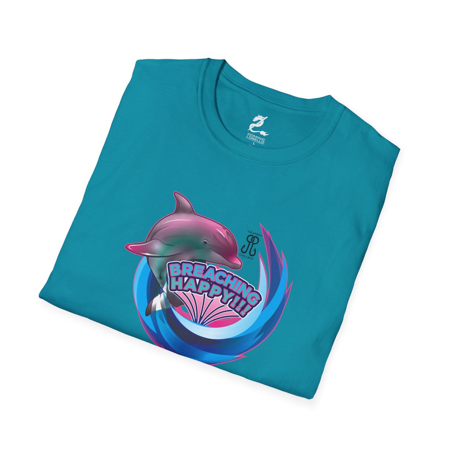 Breaching Happy Dolphin T-Shirt
