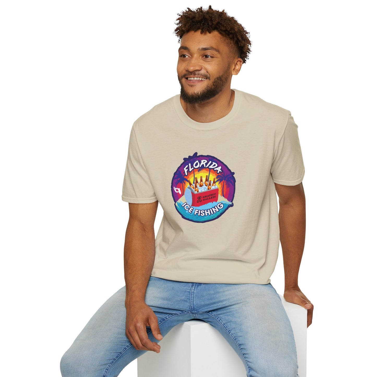 Florida Ice Fishing Humor T-Shirt
