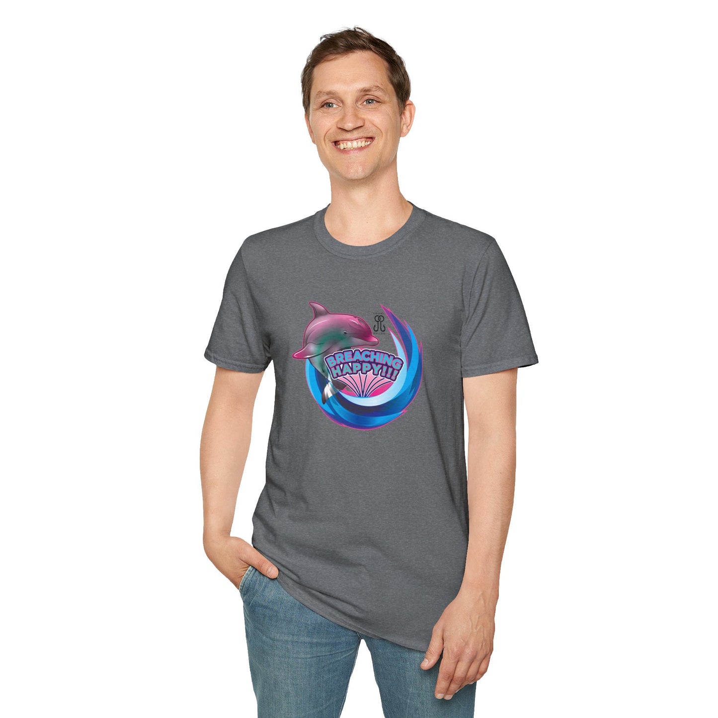 Breaching Happy Dolphin T-Shirt