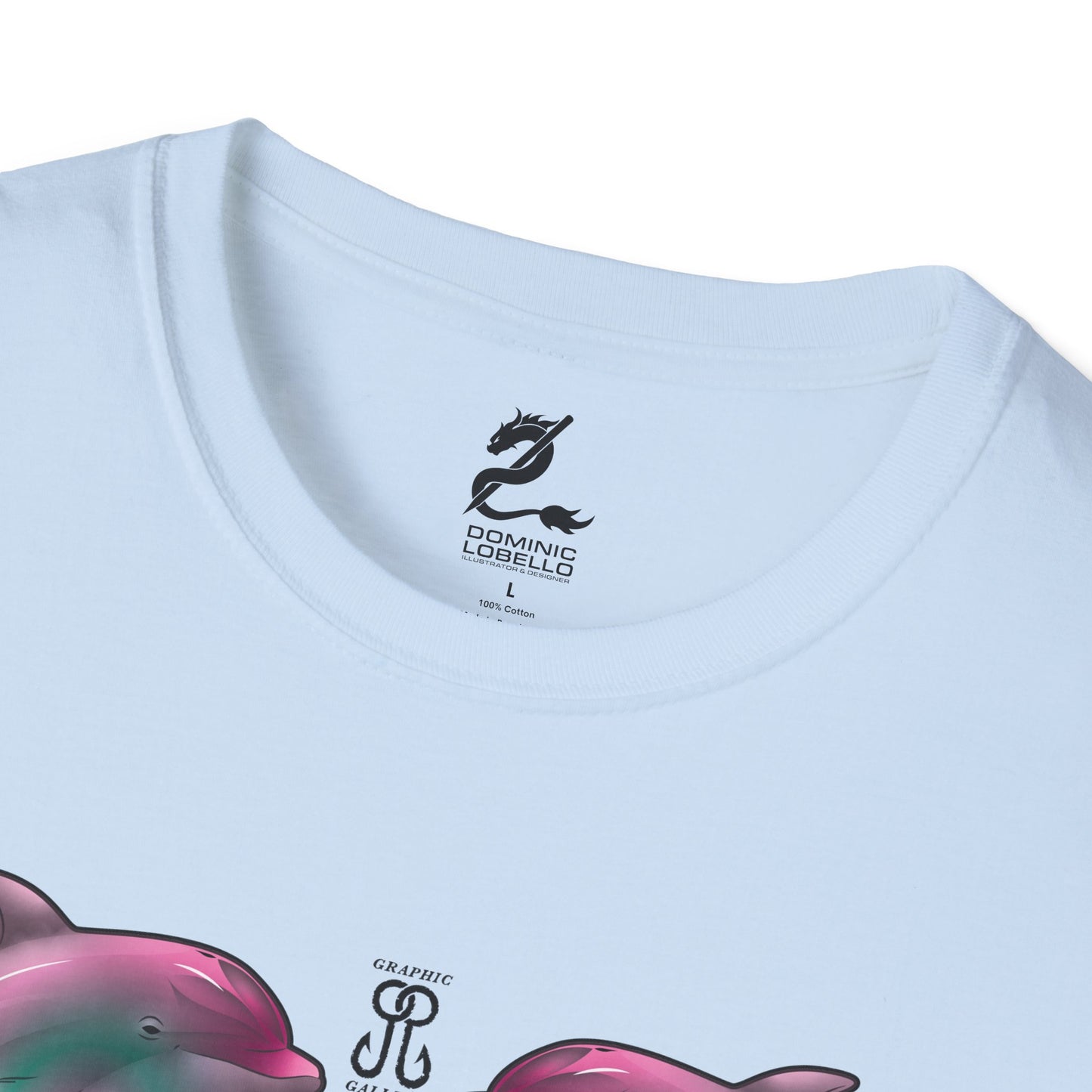 2 Breaching Happy Dolphins T-Shirt
