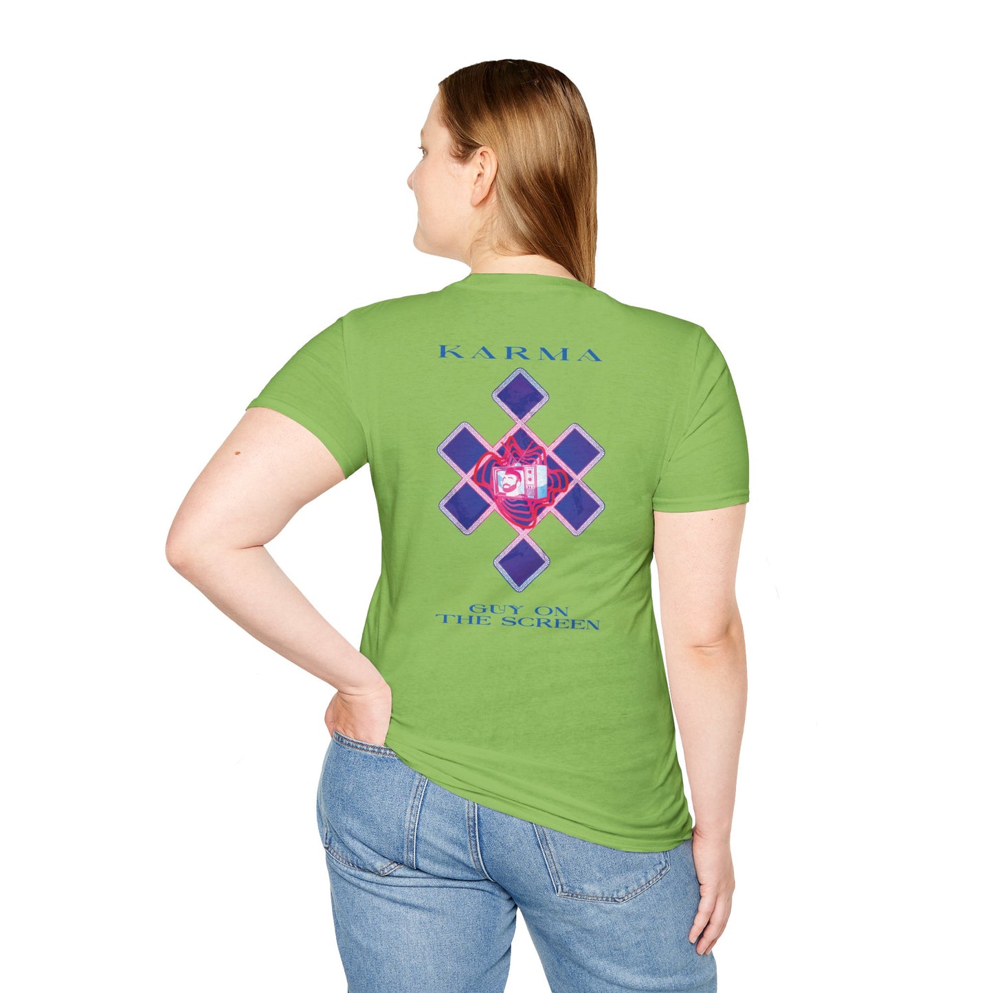 Karma Guy on the Screen Swiftie T-Shirt