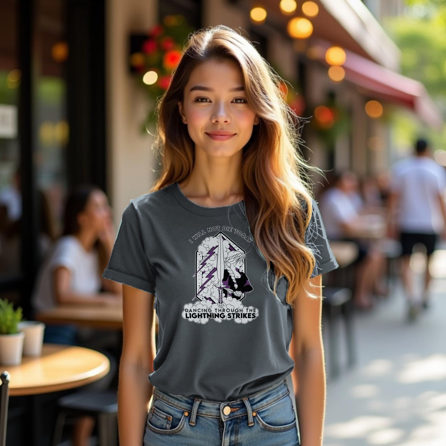 Violet Sorrengail /Swiftie Opalite Shirt “I Will Not Die Today” / “Dancing Through the Lightning Strikes”