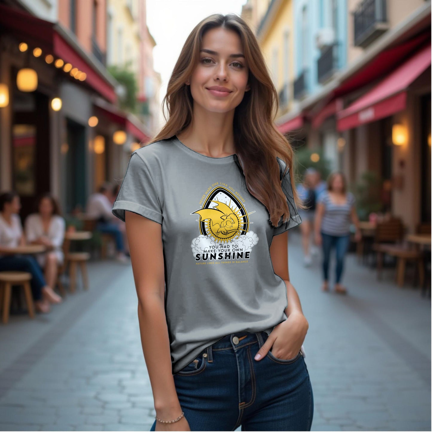 Andarna Empyrean / Swiftie Opalite Shirt — “You Had to Make Your Own Sunshine” /"Nature Likes All Things in Balance"