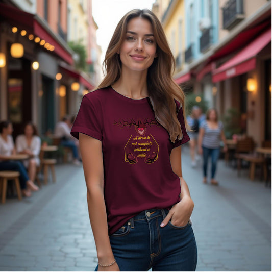 Alastor Hazbin Hotel "A Dress Is Not Complete Without a Smile" Fans T-Shirt