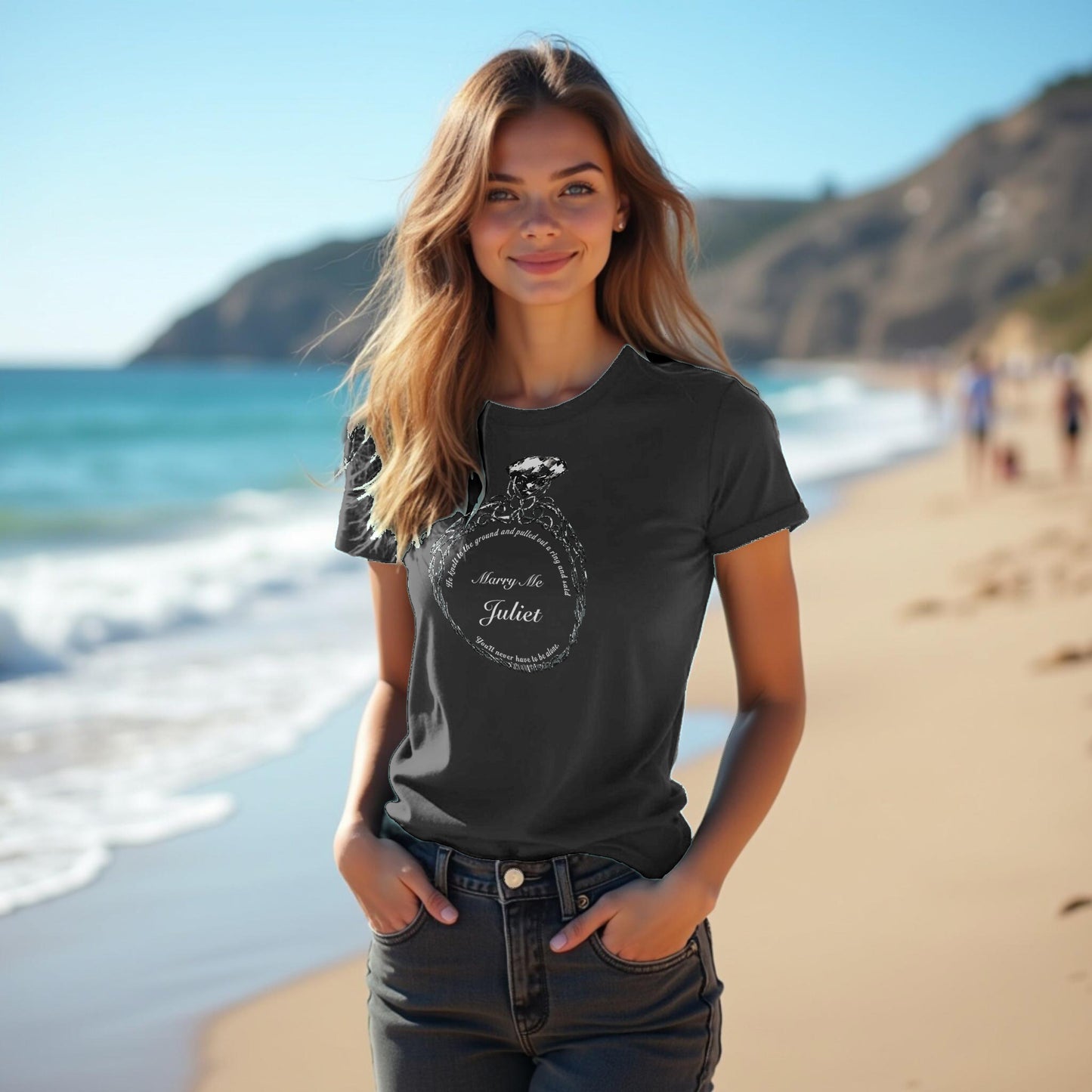 Marry Me Juliet Romance Proposal and Swiftie Fan T-Shirt