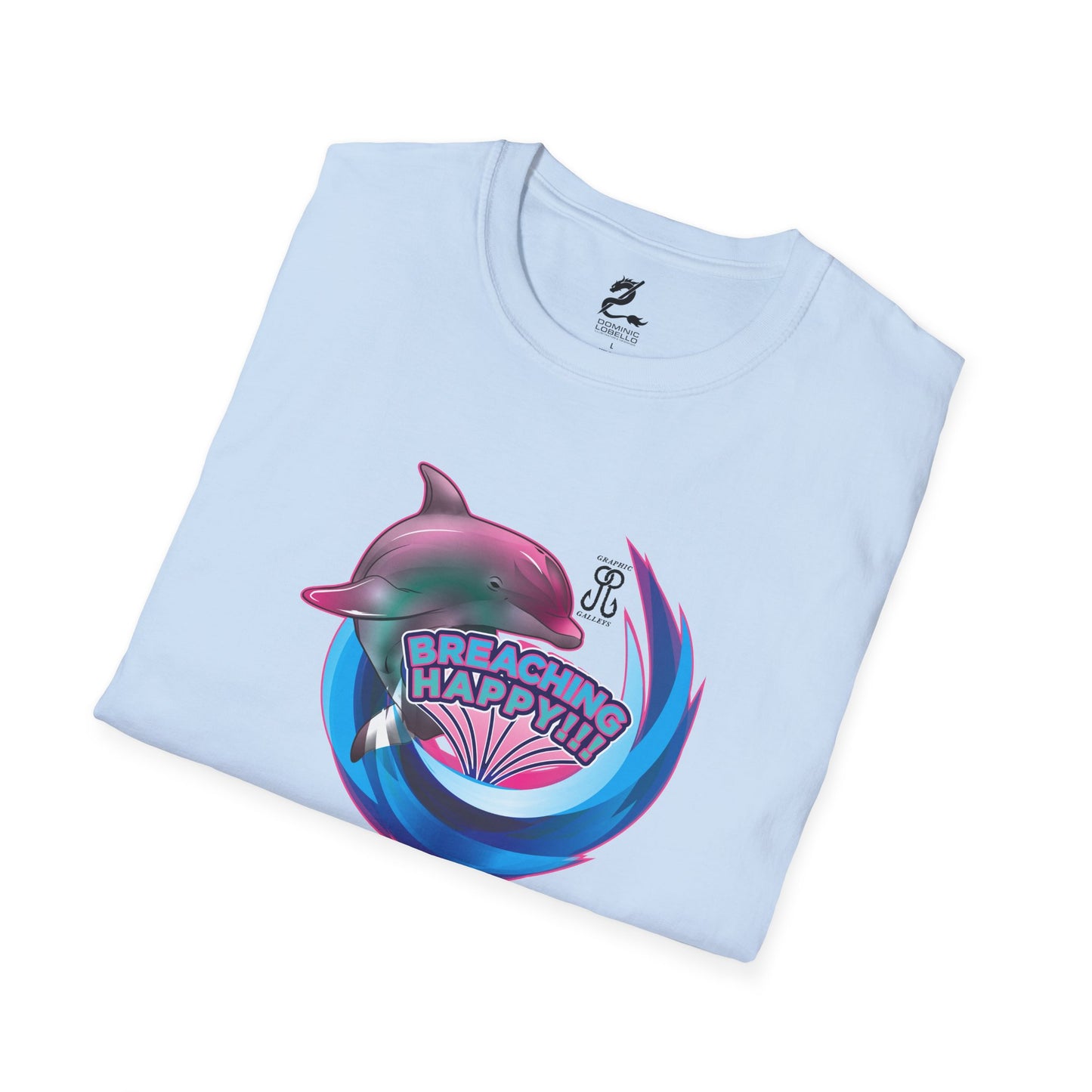 Breaching Happy Dolphin T-Shirt