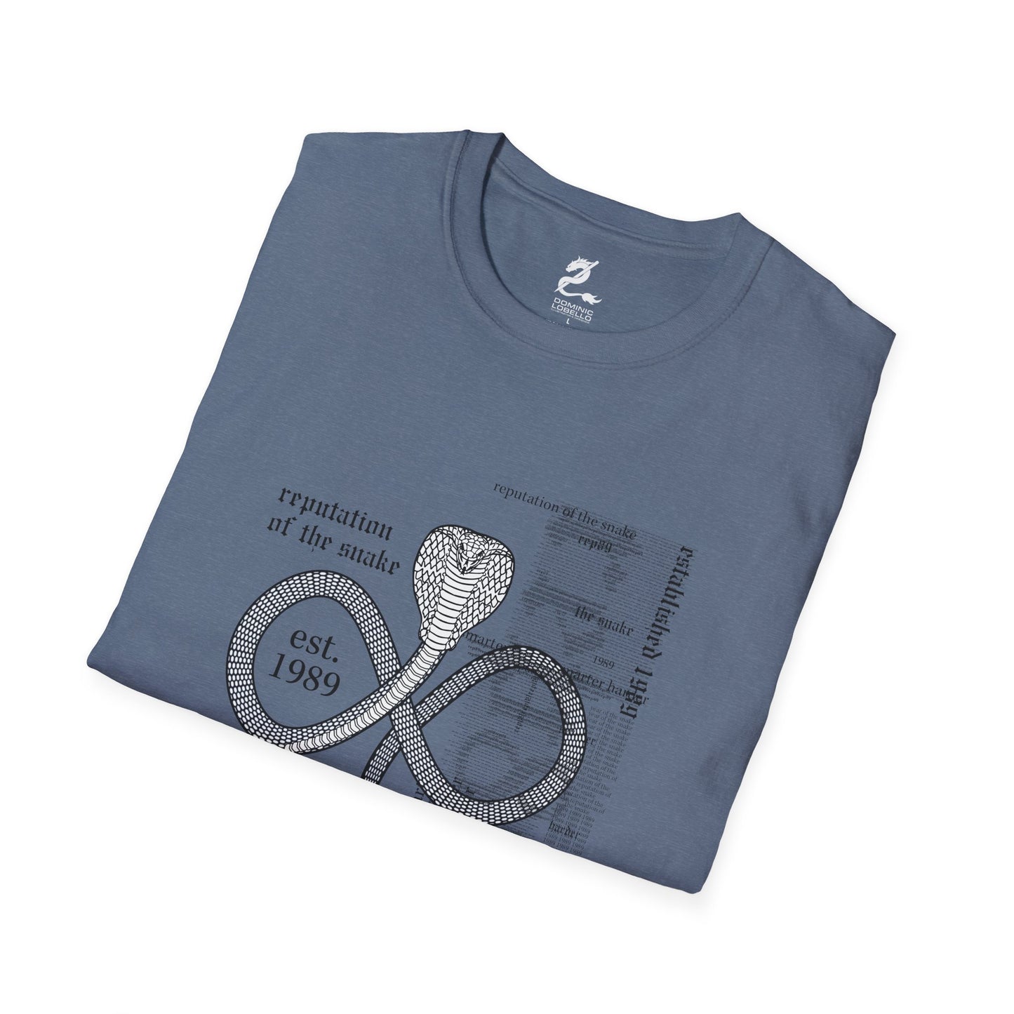 1989 Reputation of the Snake: Cobra Mark Swiftie T-shirt