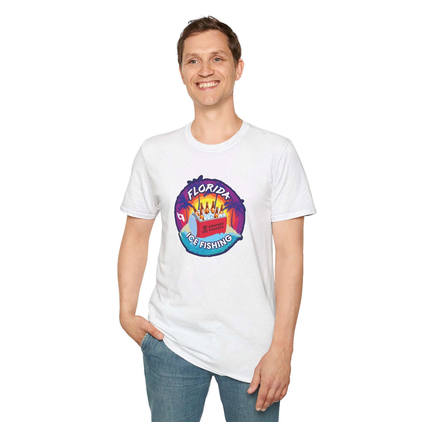 Florida Ice Fishing Humor T-Shirt