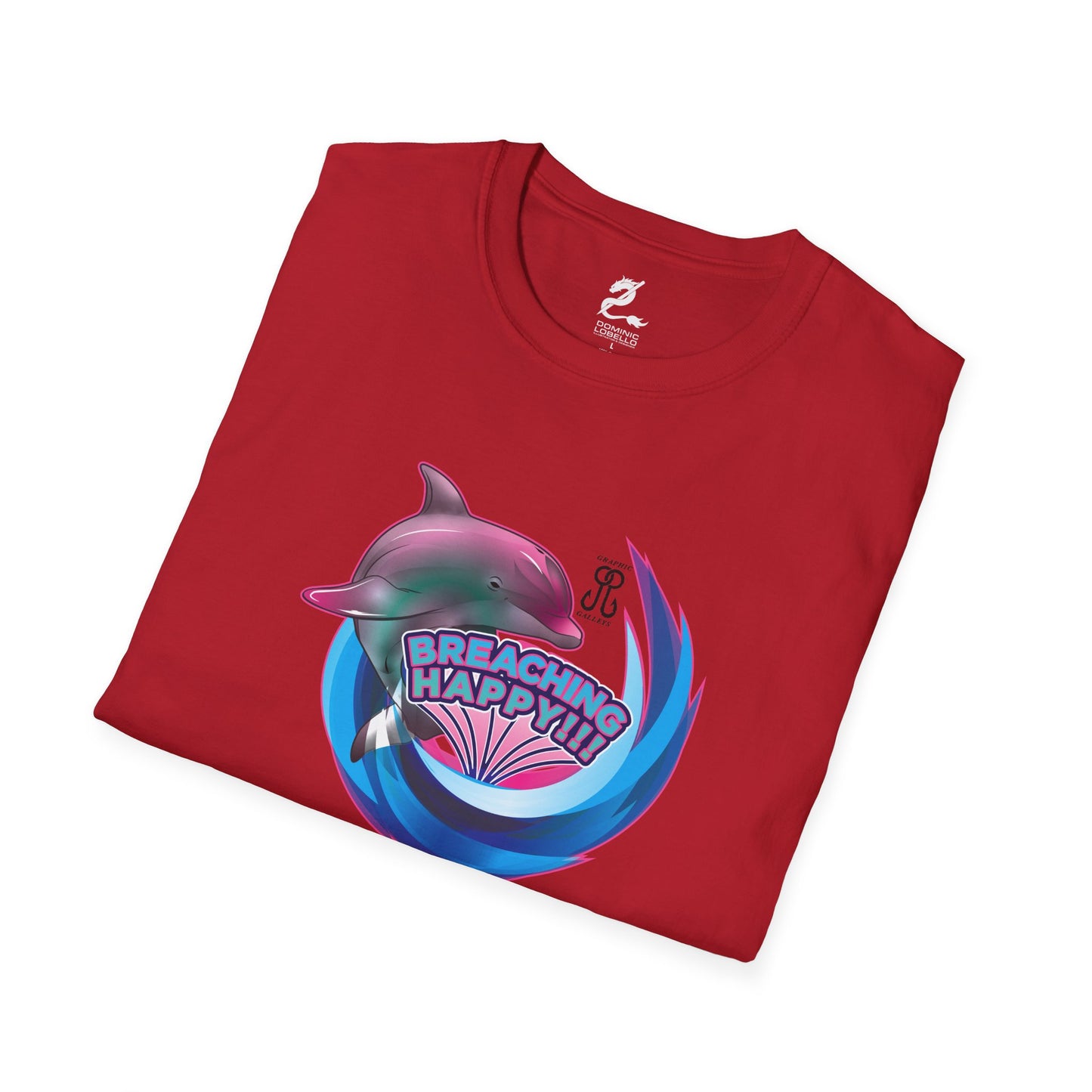 Breaching Happy Dolphin T-Shirt